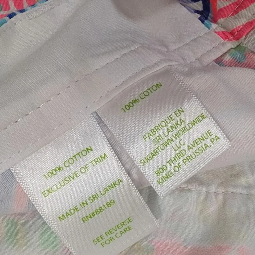 Lilly Pulitzer The Callahan Short Roar of the Sea Tropical Resort - Size 00